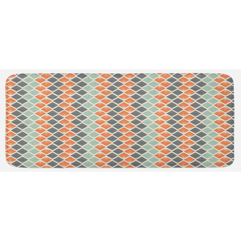Modern & Contemporary Solid Colour Synthetic Kitchen Mat