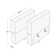 Modular Sofa Part Armrest Velvet Adjustable Arms