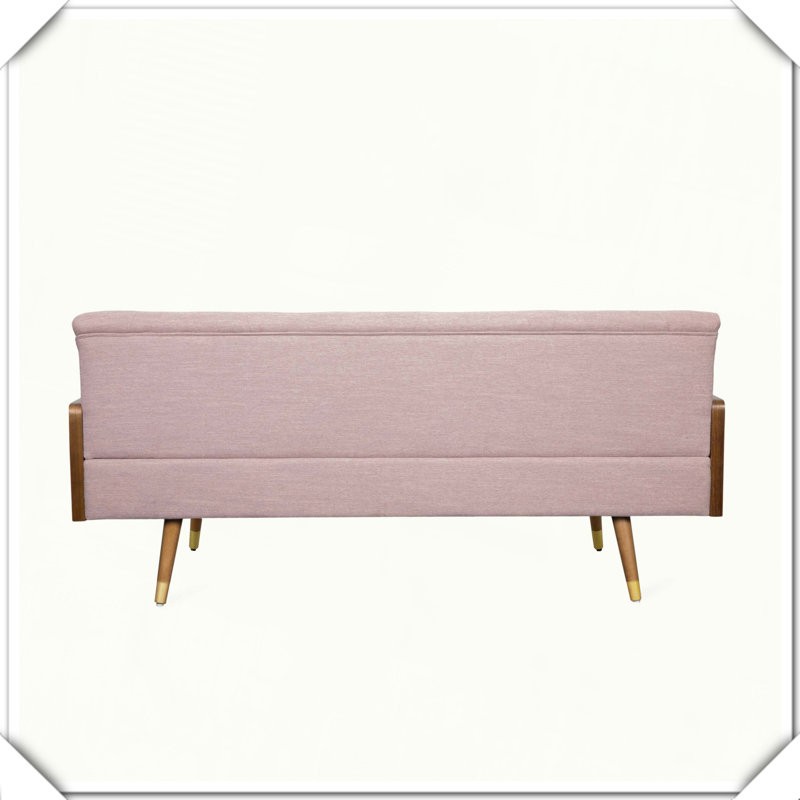 Canapé 3 places Mid-Century, Blush