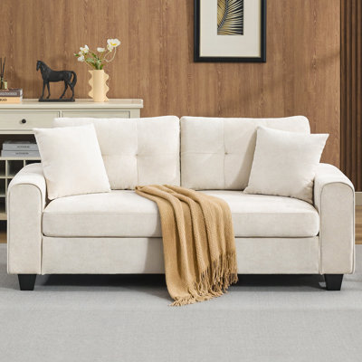 Canapé moderne 70 "avec port USB et accoudoirs WIde pour salon