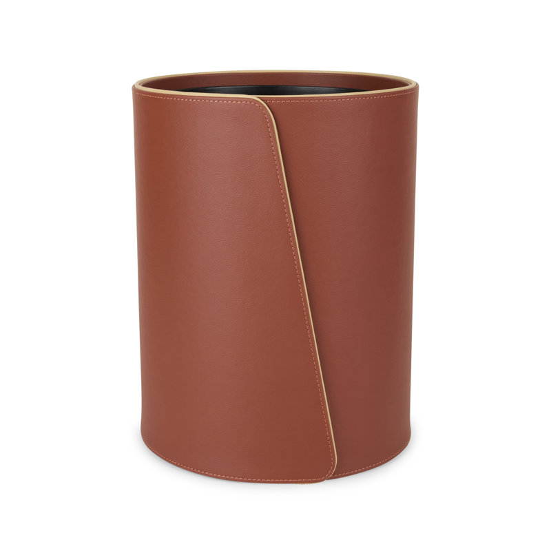 Cognac Leather Bin