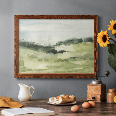 Hill Scramble II, peinture sur toile encadrée