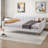 Modern Upholstered Daybed With 4 Support Legs And Button Tufted Design-2083855352-2083855353