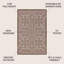 Tapis d'intérieur / extérieur taupe / espresso Haggerty-1896487626