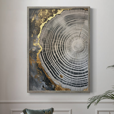 ABSTRACT Series CCL III, reproduction encadrée - bois massif