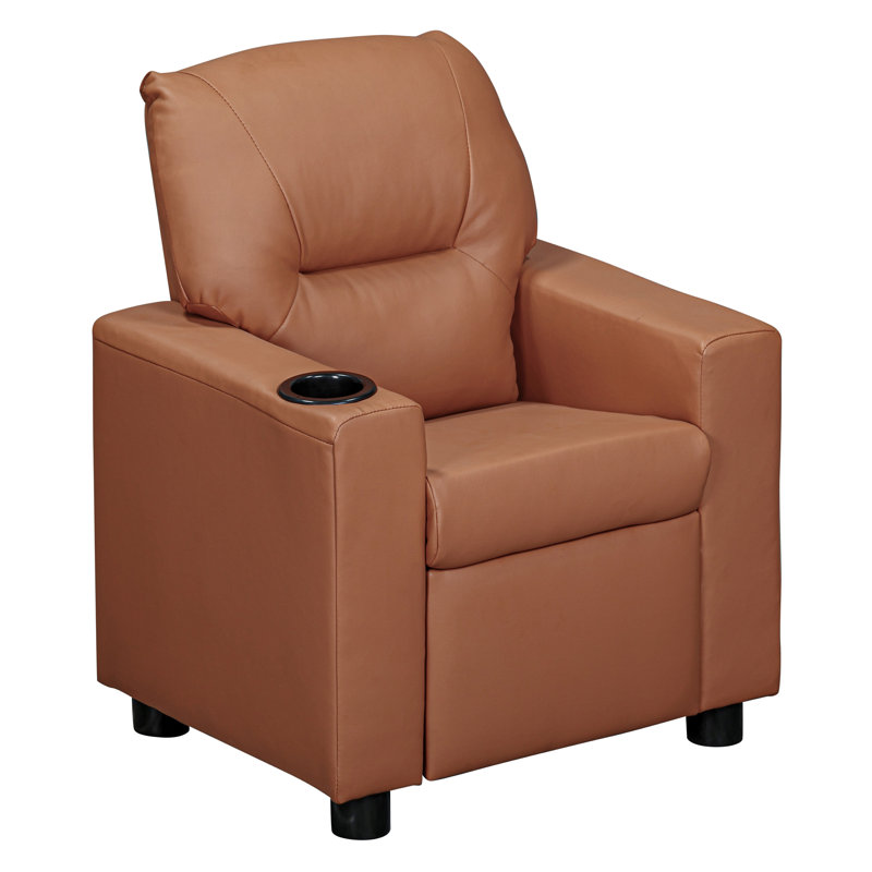 Oakley Kids Recliner Vegan Leather Chestnut, Brown