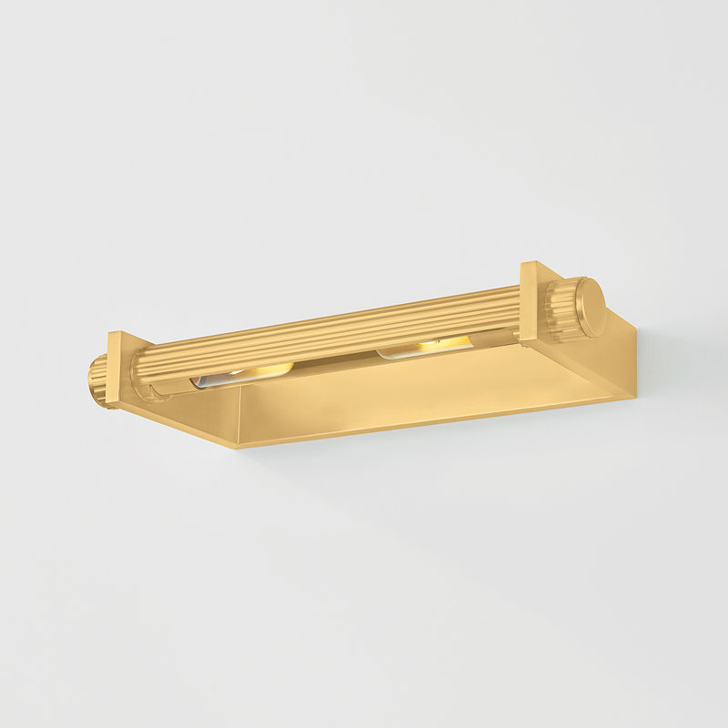 Judd Picture Light in , 2.5" H x 18.5" W x 18.5" D, Aged Brass
