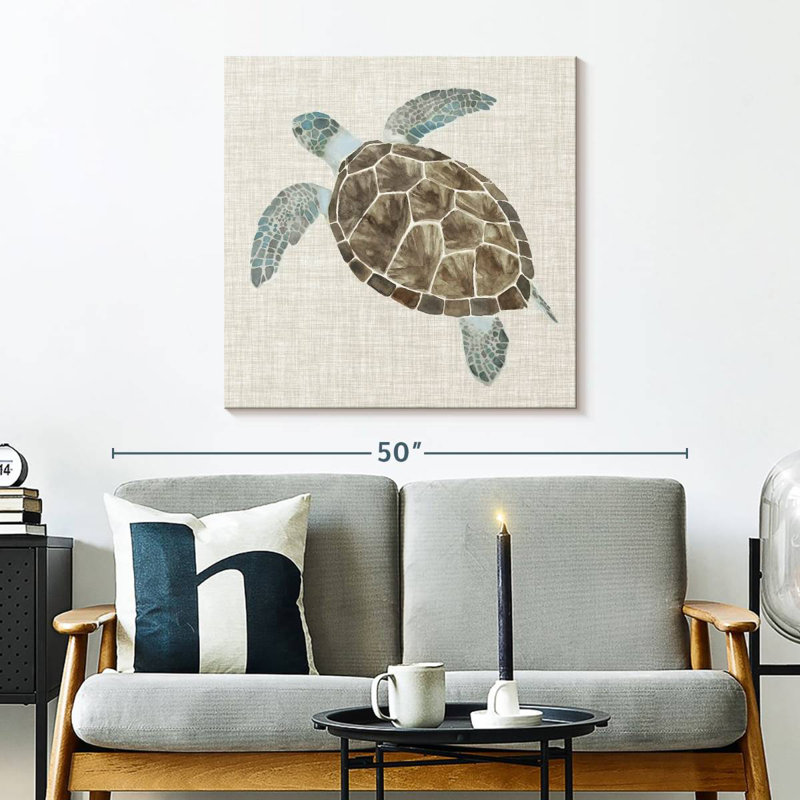 Brampt Linen Sea Turtle I