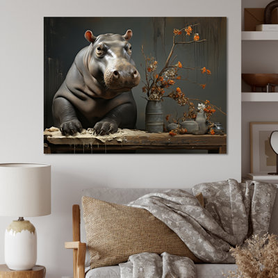 Rivers Guardian 1 - Hippopotamuswall Art