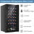 Winado Single Zone 16.9'' Freestanding 28 Bottle Wine & Beverage Refrigerator