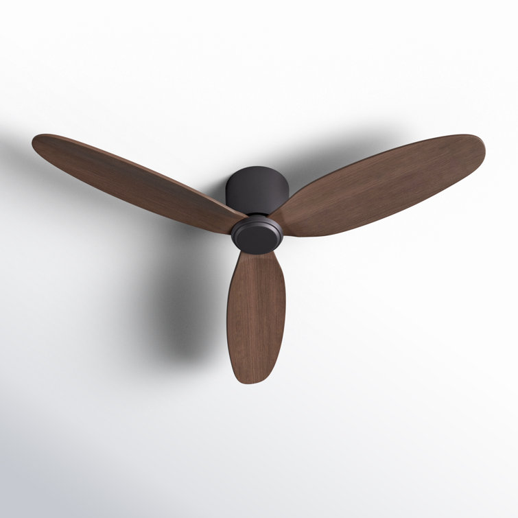 Hardy 3 - Blade Flush Mount Ceiling Fan with Remote Control