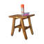 CoastalVogue Satori, tabouret de douche en teck de 14 po, repose-pieds en teck et tabouret de rasage en teck, l 14 po x T 15 po, en teck naturel