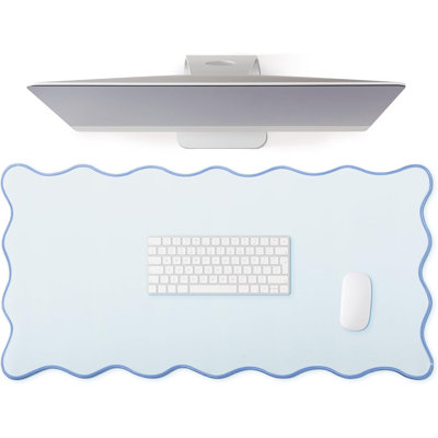 Tapis de bureau bleu 31,5 "x 15,75"