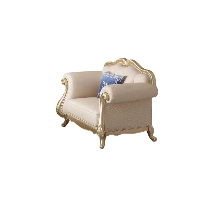 Faux Leather Armchair