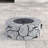 Outdoor Fire Pit With 40000 Output - Concrete, 9''h X 28''w, Rust And Heat Concrete For Use Proof, 28''w 28''d 9''h,