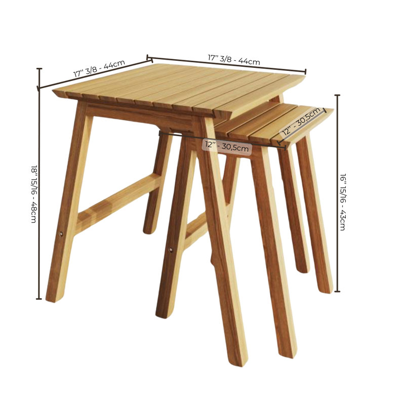 Table 2 pièces Vario