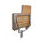 32" x 22.5” Teak Reversible Folding Transfer Tub/Shower Seat
