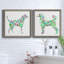 Tapisserie Labrador - ensemble de 2 peintures sur toile encadrées-1488167203-1488167215
