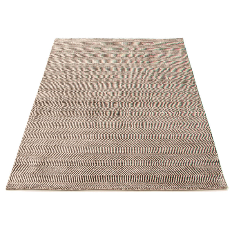 Tapis brun foncé noué à la main Cevallos