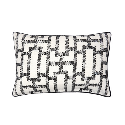 Crawford Embroidered Throw Pillow