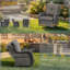 Swivel and sliding wicker patio chairs-2117509929-2117509975
