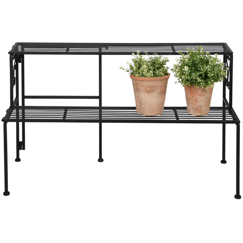 Support pour plante pliable à deux tablettes Lemoyne