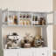 Armoire de cuisine 66,9 po avec huche de cuisine et support pour micro-ondes-1774682642