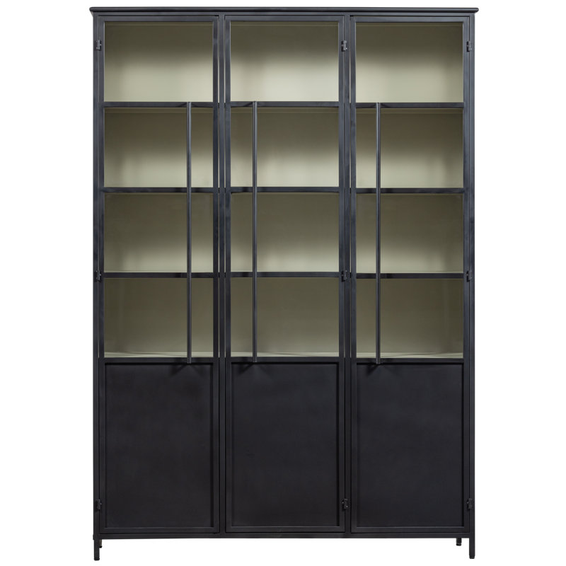 Exhibit Display Cabinet, Black