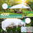 10x30 Pop Up Canopy Tent with 8 Removable Sidewalls, Easy Setup Canopy-100783850