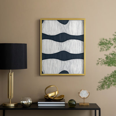 ABSTRACT Series DCCVII, reproduction encadrée - bois massif