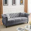 Canapé combiné 3 places + 2 places Velours gris (W834S00069 + W834S00113)-878722624