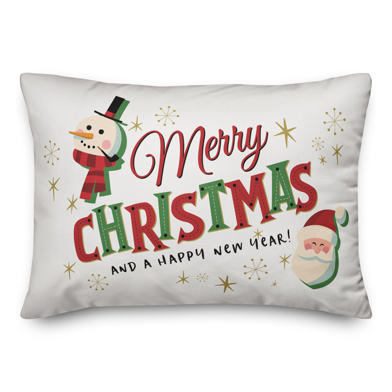  Housse de coussin Merry Christmas