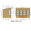 Fontaine 10 x 6 Ft. Shiplap Summer House-1316926338