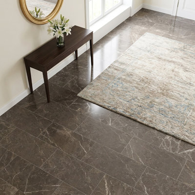 Smoke Grey Polished 12x24 Marble Tile