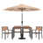 Parasol brun clair est en rupture de stock