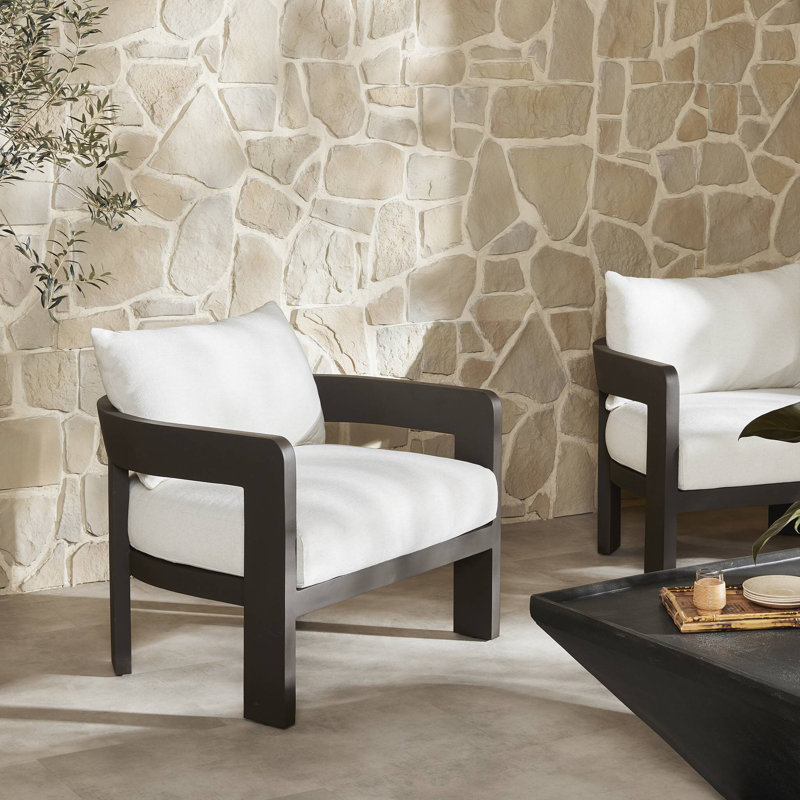Jackson Outdoor Lounge Chair, Alessi Linen
