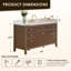 Meuble-lavabo simple 60 po avec miroir Lala-657651961