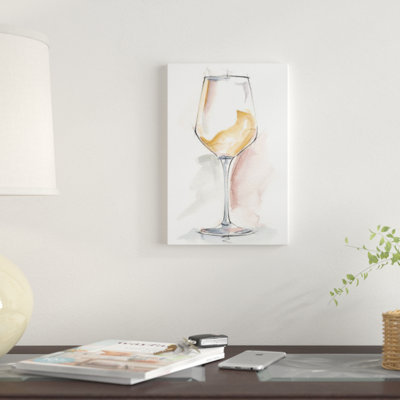 «Wine Glass Study I» par Ethan Harper - impression sur toile tendue