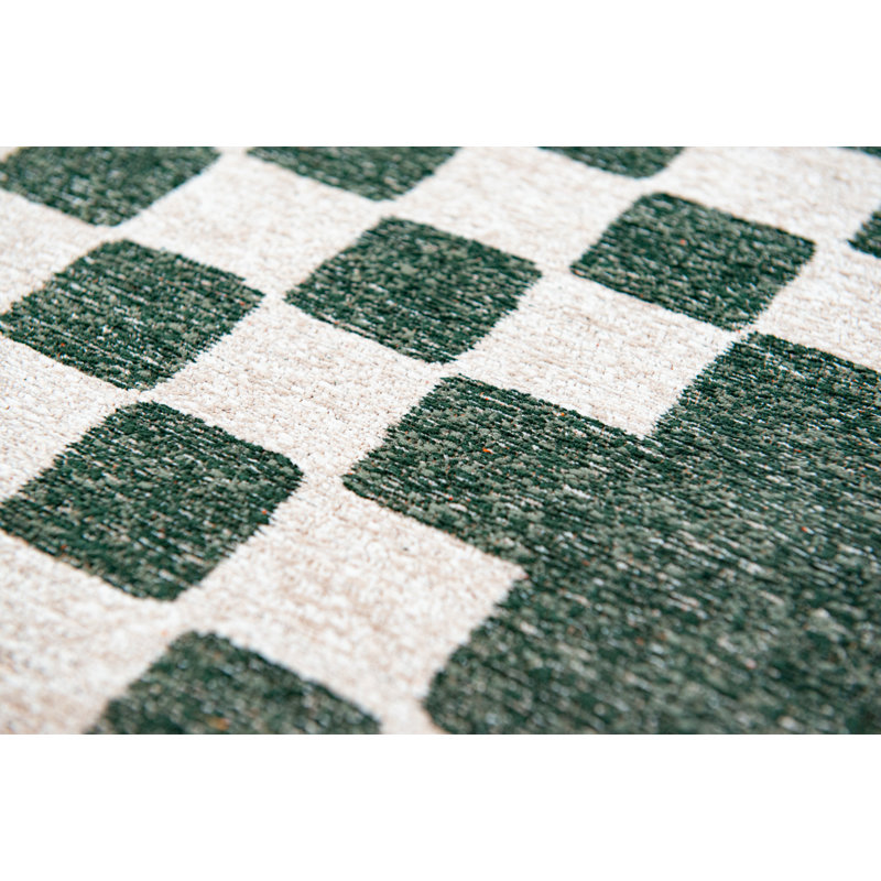 Gingham Recycled P.E.T Area Rug, Rectangle 200 x 280cm