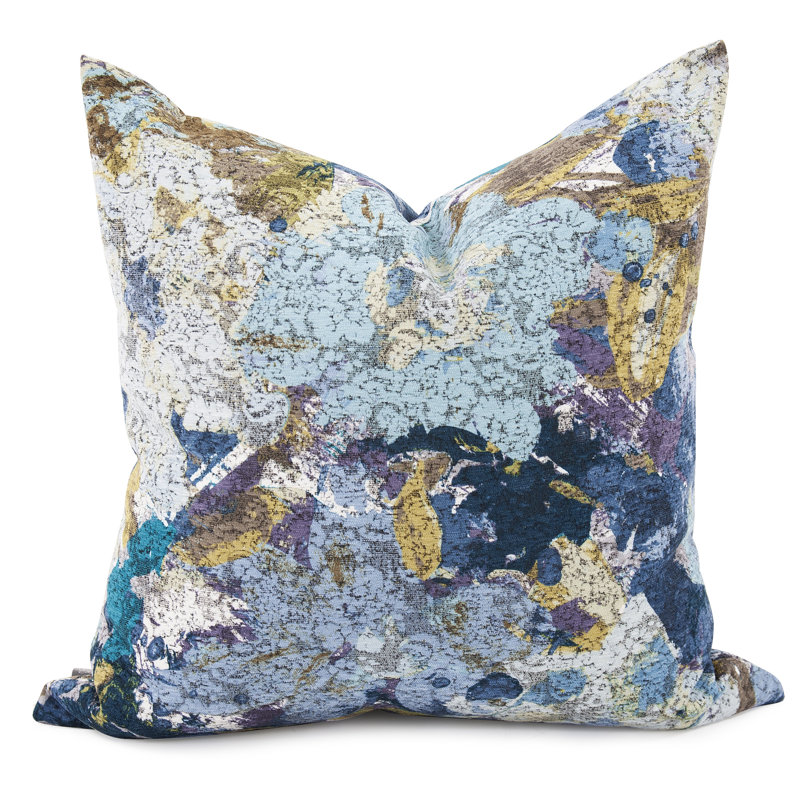Floral Throw Pillow, 20" H x 20" W
