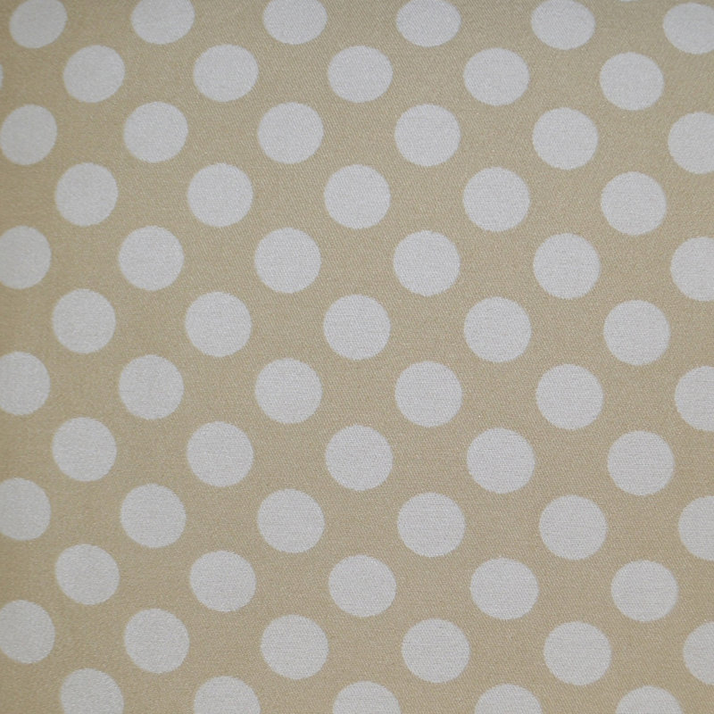 Polka Dots Pillow Cover & Insert, Cream, Square 20"