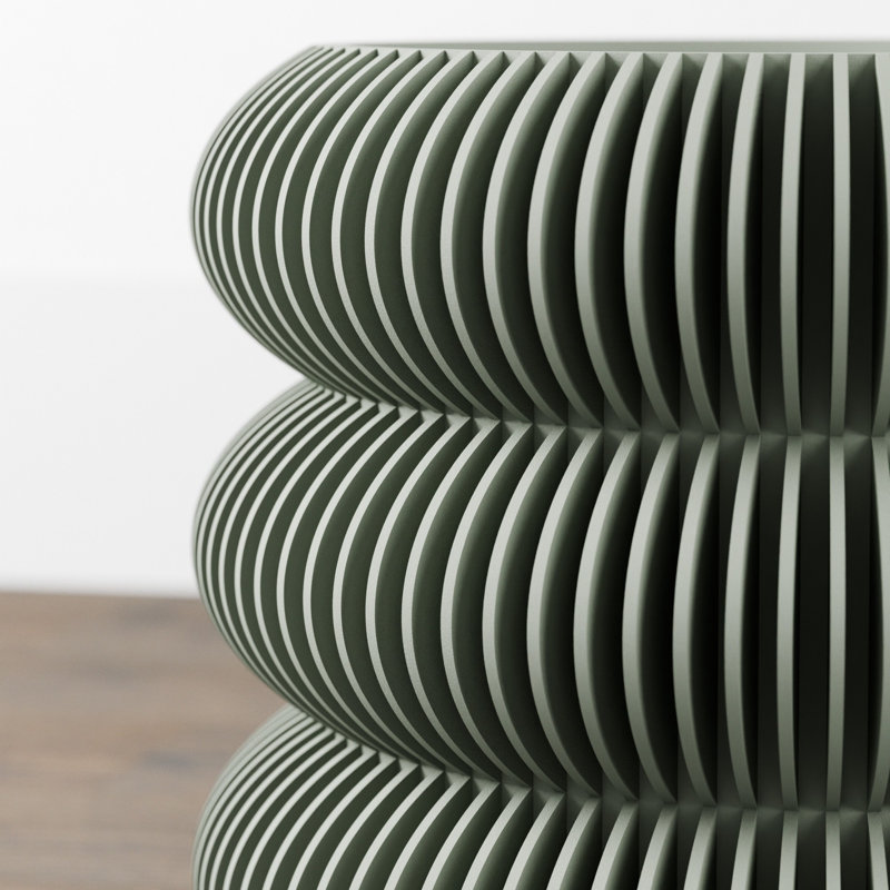 8 po Jardinière Triple Bubbles, 8 po, Sage Green