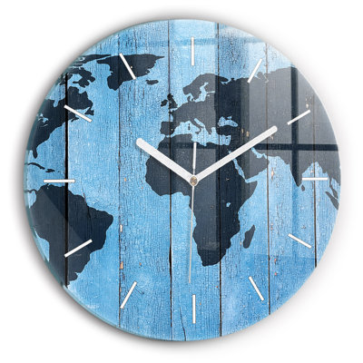 Glass Wall Clock