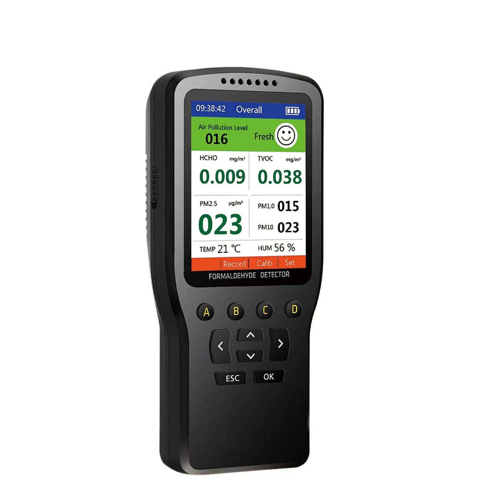 JCCLQY Air Quality Pollution Monitor, Formaldehyde Detector ...