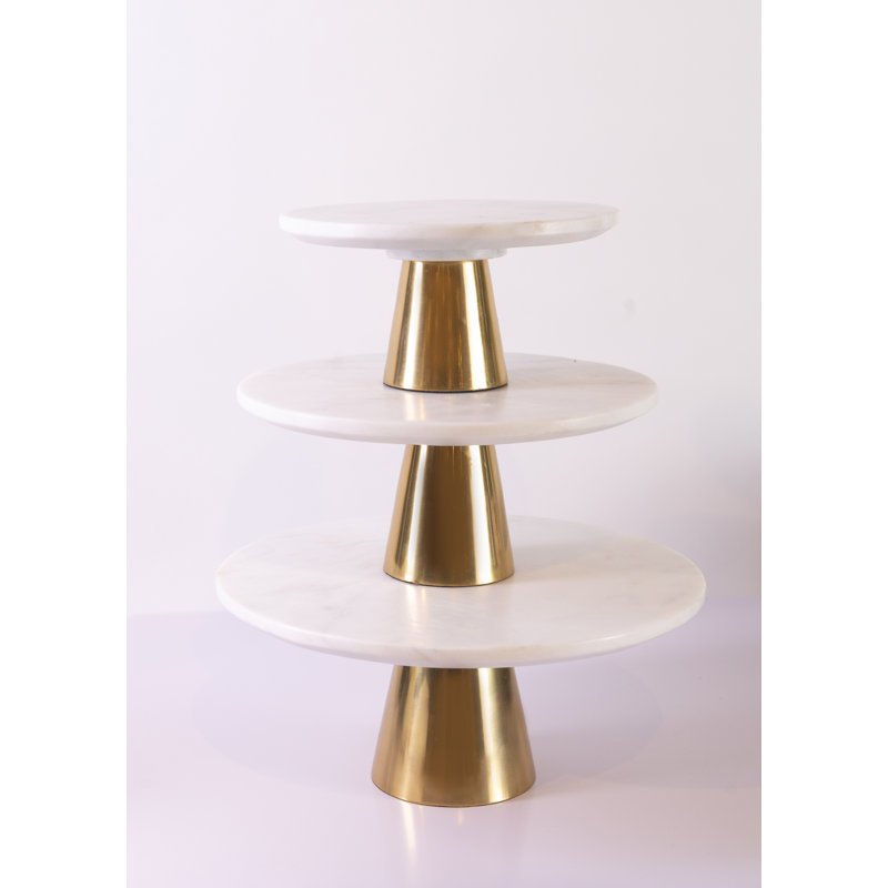 Darice Marble Cake Stand