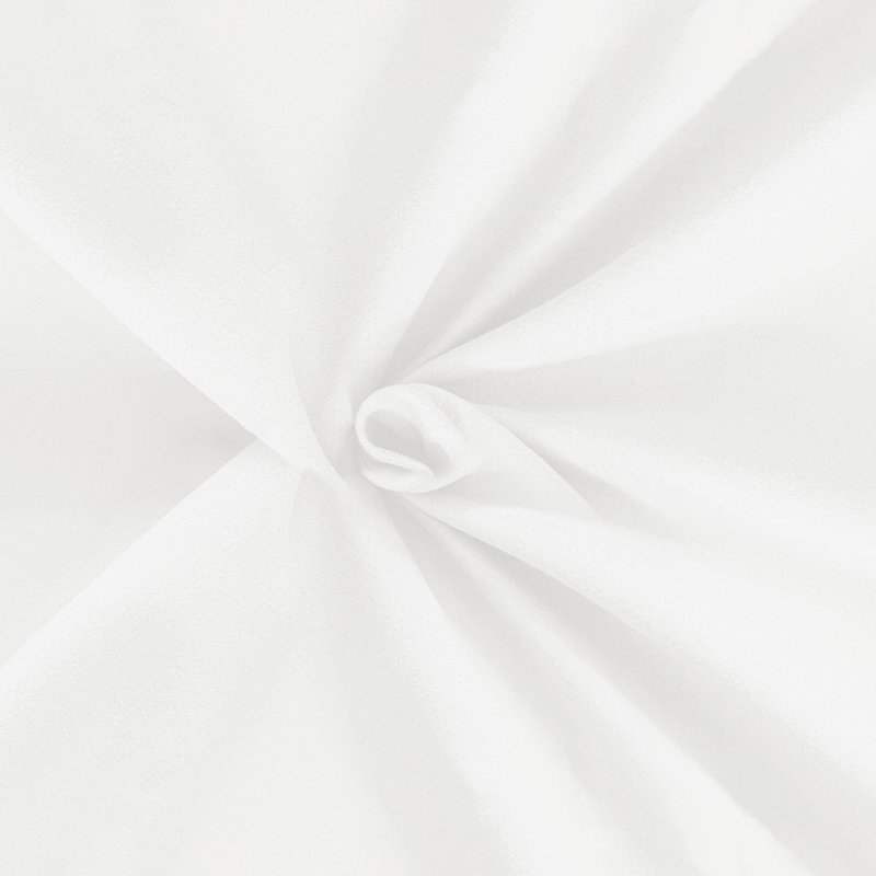 40 cm Soft Brushed Microfiber Extra Deep Fitted Sheet, White, Single (3')