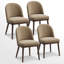 Chaises de salle à manger rembourrées-104469025-104469027