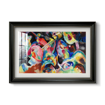 Improvisation. Deluge, 1913-Wassily Kandinsky-Custom Framed Print