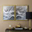 ABSTRACT Series CDLX III - Reproduction encadrée de qualité supérieure - prête à être accrochée - aucun clou requis - aucun clou requis-1375941487-1375941484
