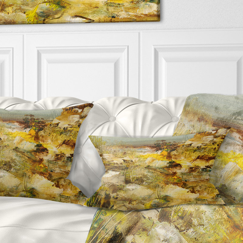 Coussin lombaire en paysage de pierres
